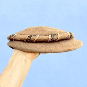 VINTAGE Taupe Hat